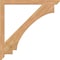 Ekena Millwork Imperial Slat Smooth Bracket, Western Red Cedar, 3 1/2"W x 48"D x 48"H BKT04X48X48IMP06SWR - alternate 4